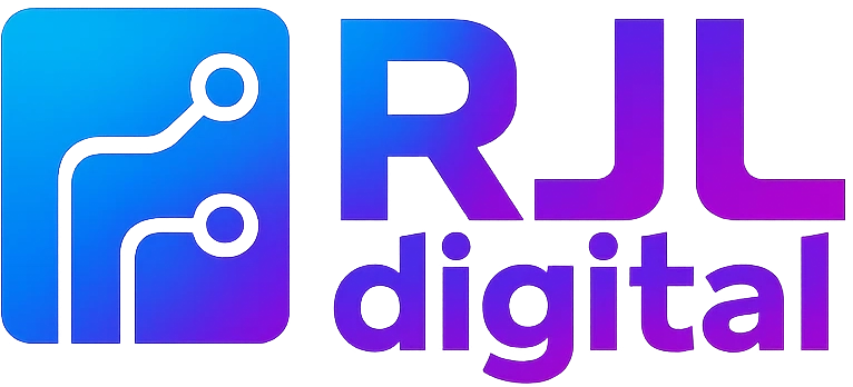 RJL.digital logo - digital design by RJ Lindelof